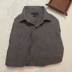 Banana Republic Grey French Cuff Dress Shirt